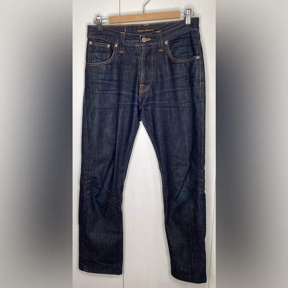 Men’s Nudie Jeans, Average Joe, Straight leg, dry heavy, 30 waist/ 34 leg - Picture 2 of 12